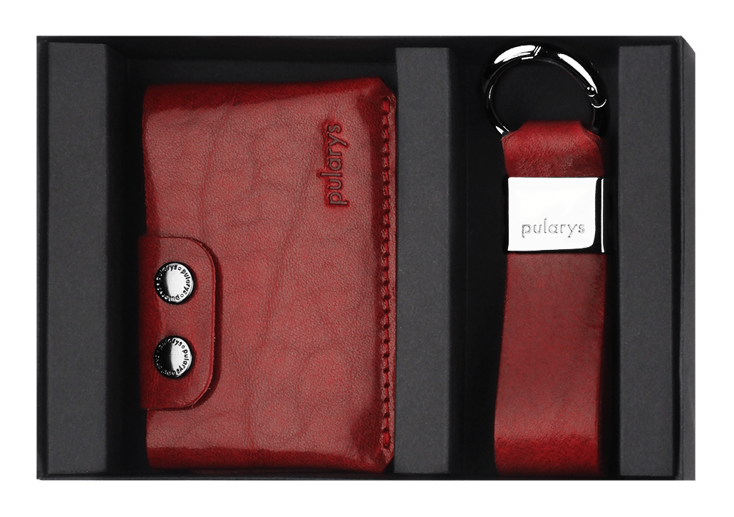 Pularys Hiker Gift Set Nomad Leather Red 4