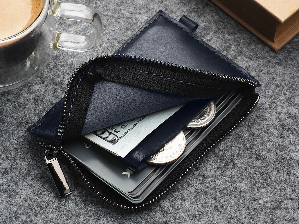 Pularys Oldtimer Slim Line Nomad Leather Navy Blue 6