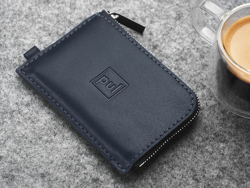 Pularys Oldtimer Slim Line Nomad Leather Navy Blue