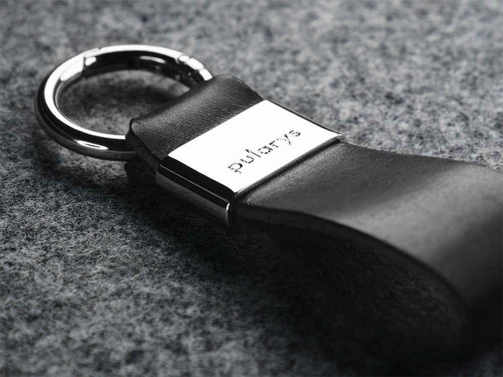 Pularys Nomad Leather Key Ring Black 3