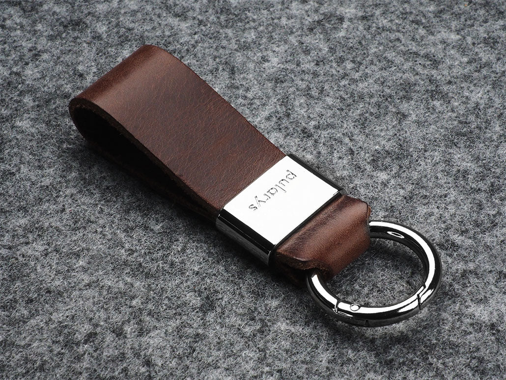 Pularys Nomad Leather Key Ring Brown