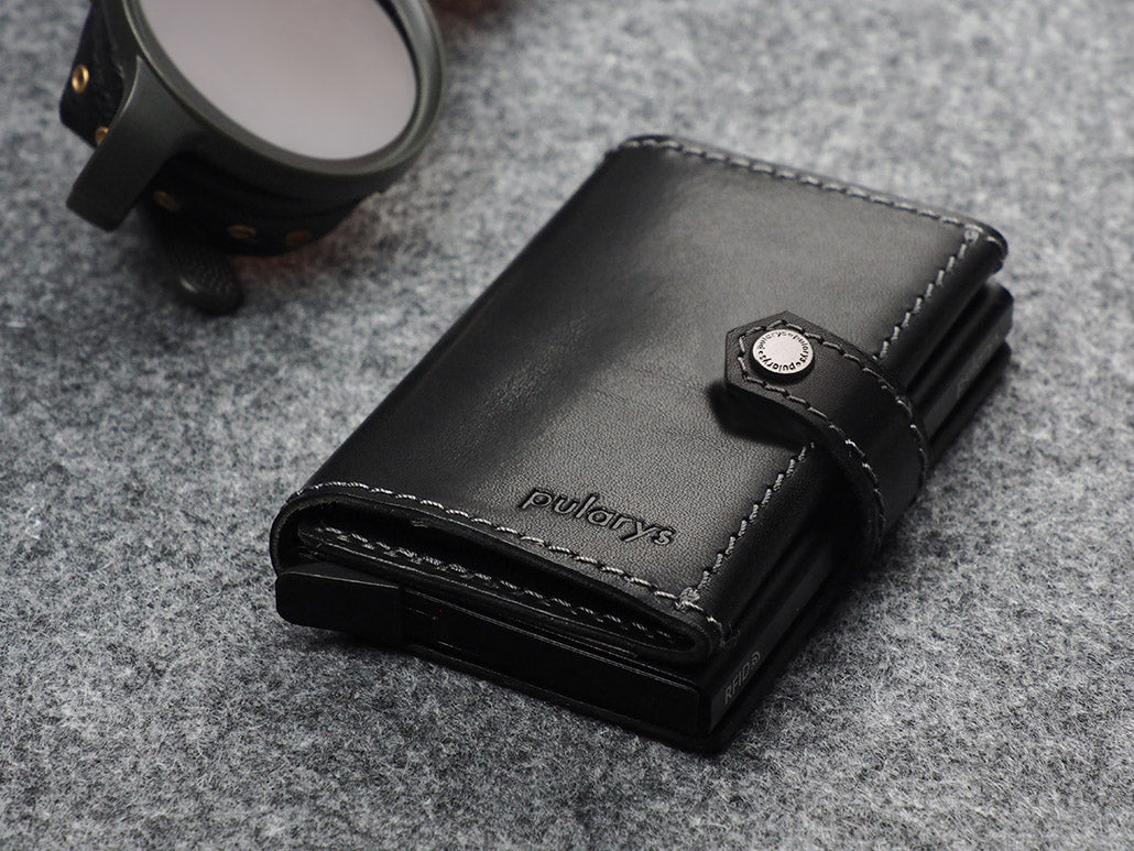 Pularys Hiker Air Tag Nomad Leather Black 12