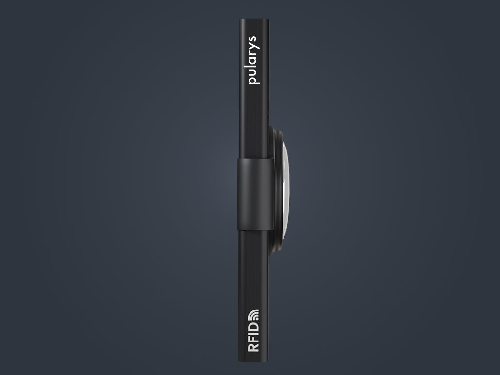 Pularys Zen Line For AirTag Brushed Aluminum Black 3