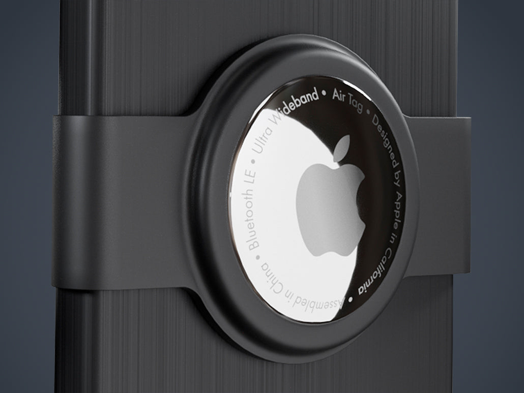 Pularys Zen Line For AirTag Brushed Aluminum Black 6