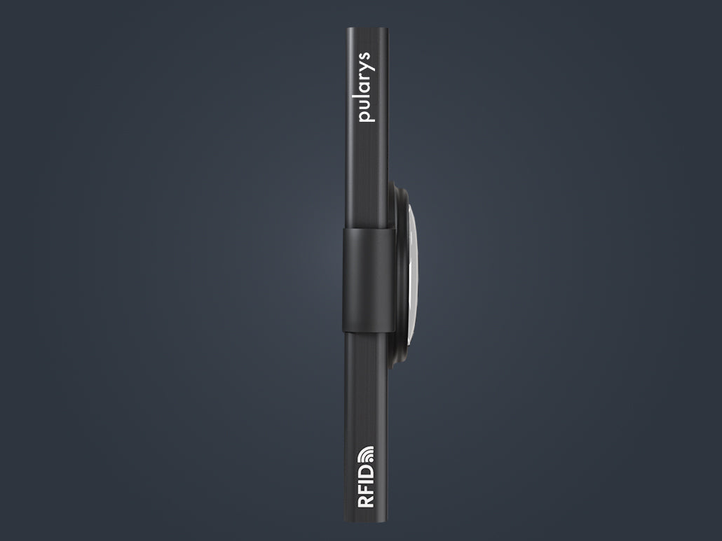 Pularys Zen Line For AirTag Brushed Aluminum Dark Grey 3