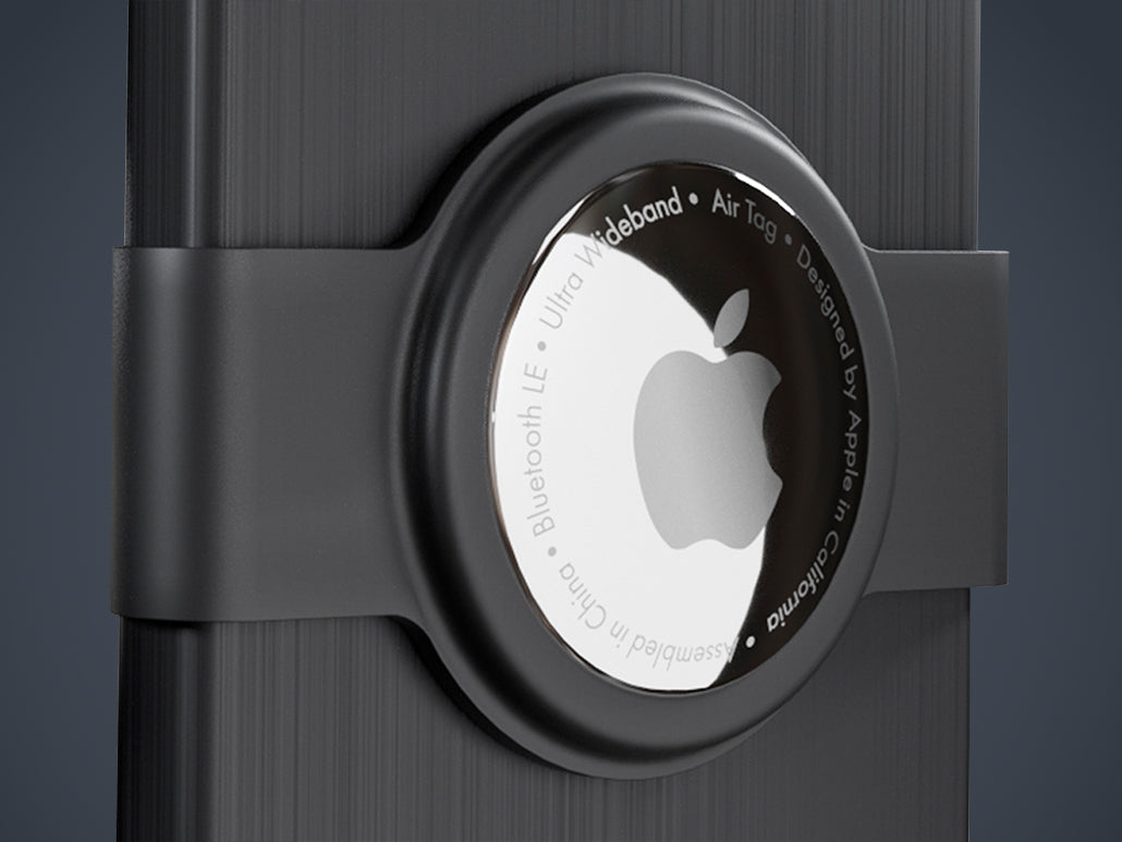 Pularys Zen Line For AirTag Brushed Aluminum Dark Grey 6