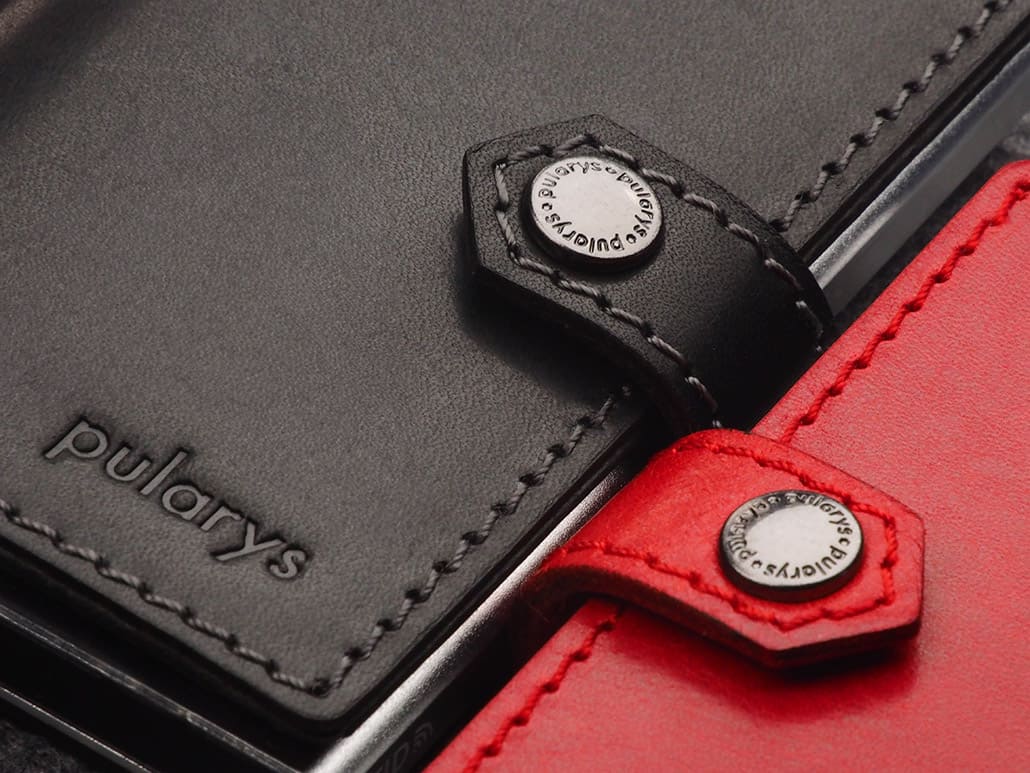 Pularys Easy Air Tag Holder Nomad Leather Black 12