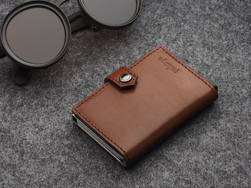 Pularys Easy Air Tag Holder Nomad Leather Brown 4