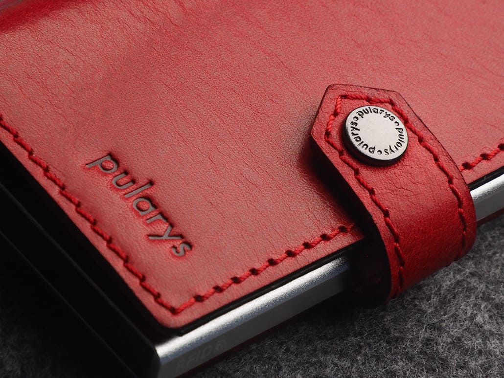 Pularys Easy Air Tag Holder Nomad Leather Red 14