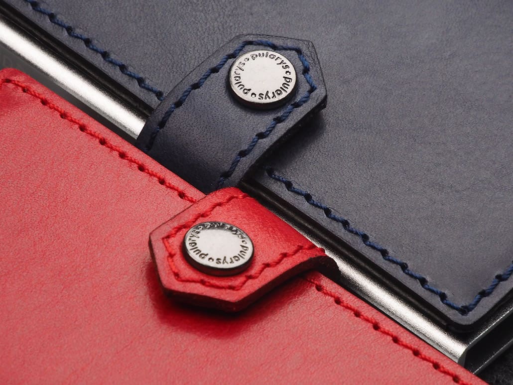 Pularys Easy Air Tag Holder Nomad Leather Red 15