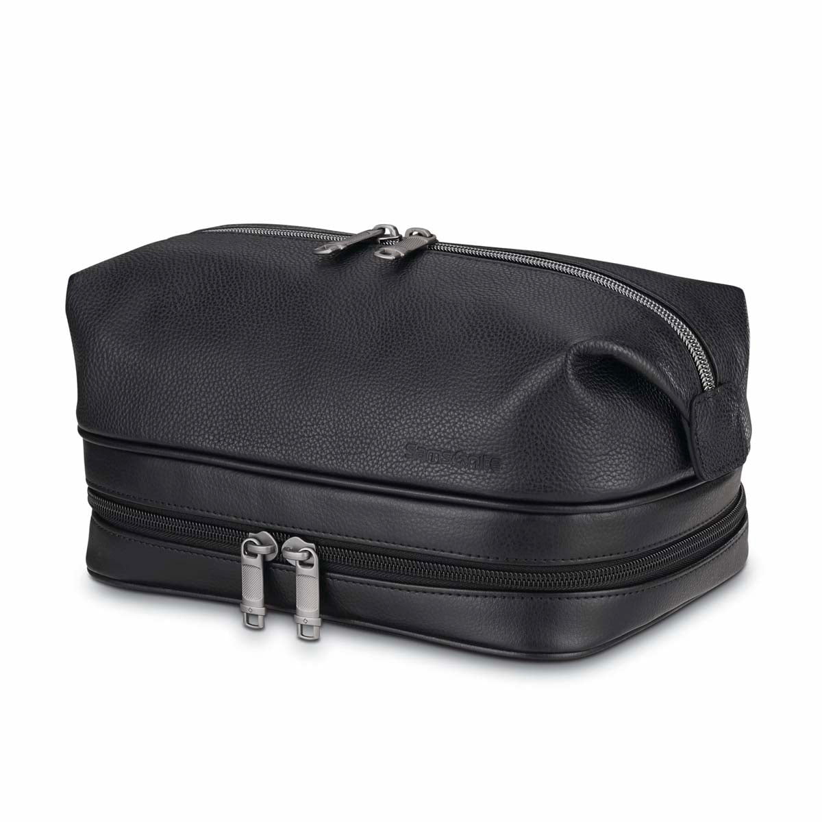 Samsonite Classic Leather Zip Bottom Travel Kit 8