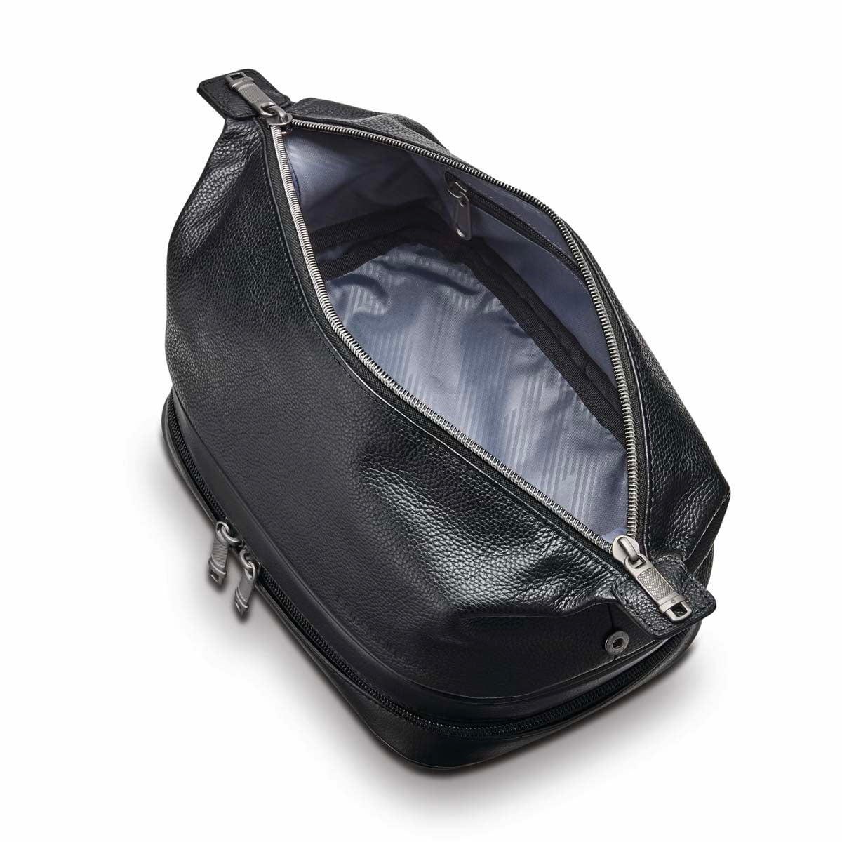 Samsonite Classic Leather Zip Bottom Travel Kit 12