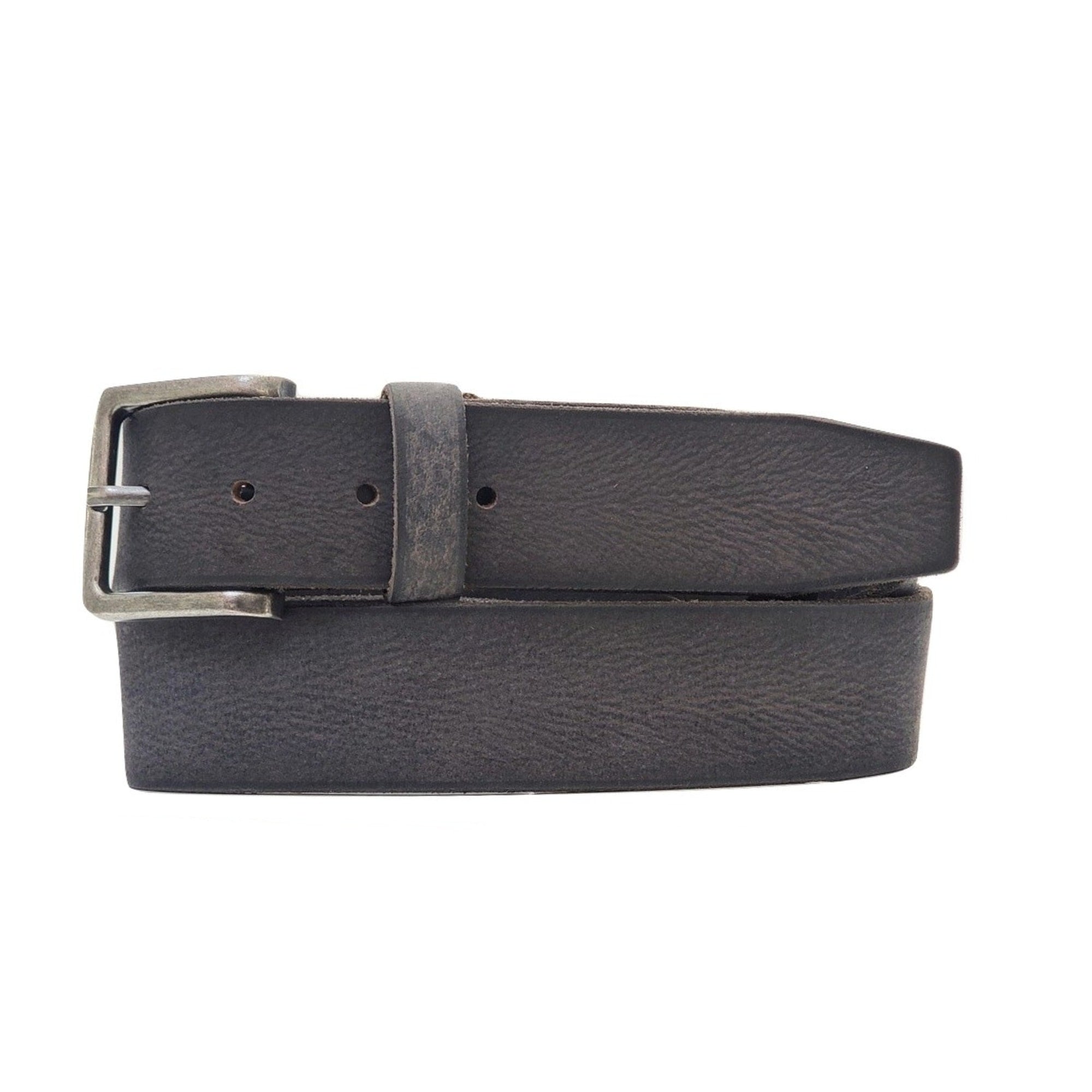 The Canyon Belt - Tan Leather Belt with Charred Edges 11