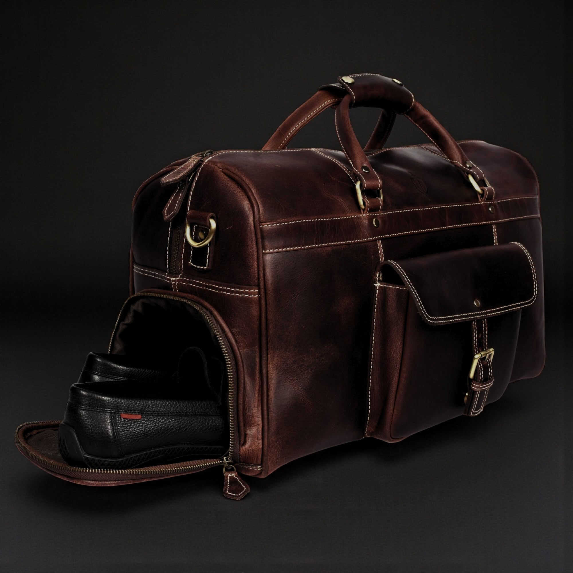 NAB Leather - The Voyager Duffle 7